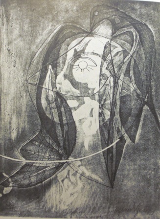 Arpad Szenes
La chasse du faon rose, 1935
Ilustração para poemas de Pierre Guéguen
buril, aquatinta e verniz macio / papel
23,6 x 17,5 (placa)